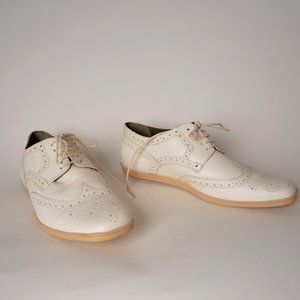 NEW Base London Men's Leather Wingtip Sneaker